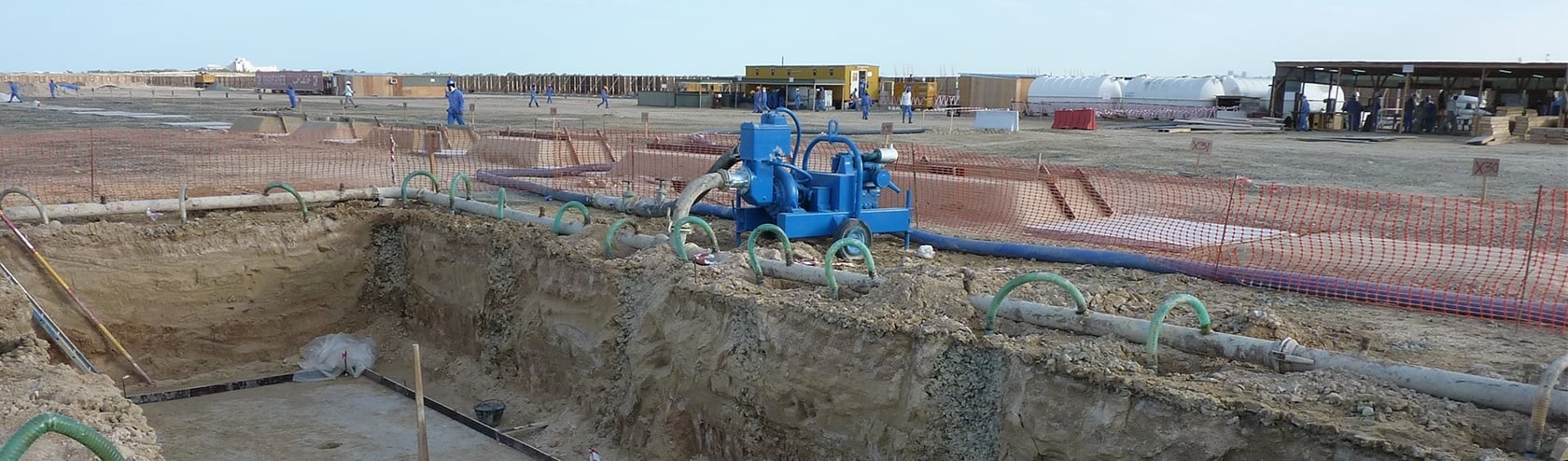 Wellpoint Dewatering and Pump Hire for Construction | Sykes Pumps Qatar